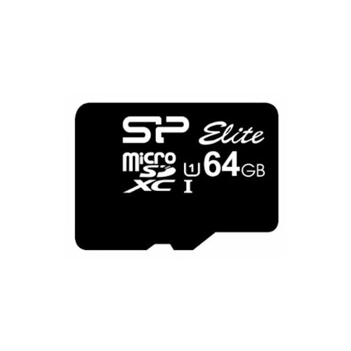 Карта памяти Silicon Power microSDXC 64 ГБ Class 10, UHS-I, R/W 85/15 МБ/с