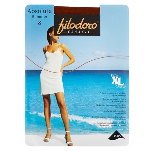 фото Колготки Filodoro Classic Absolute Summer XL 8 den, размер 5-XL, Brazil