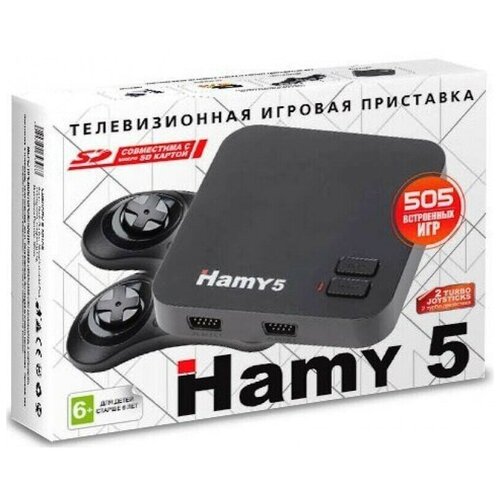 Игровая приставка 16-bit - 8-bit Hamy 5 505 игр Две приставки в одной поддержка карты памяти MicroSD 499900₽
