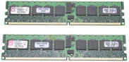 Оперативная память Kingston 4 ГБ (2 ГБ x 2) DDR2 400 МГц CL3 (KTH-MLG4SR/4G)