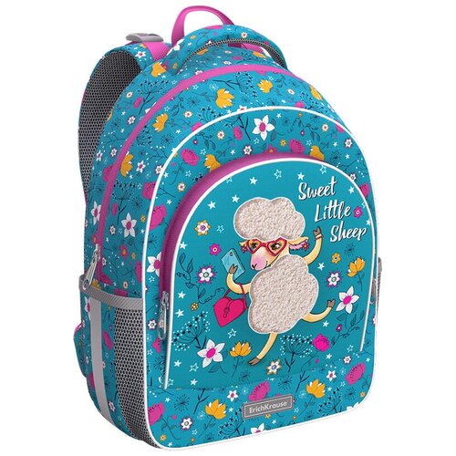 Школьный рюкзак ErichKrause ErgoLine 15L Flower Sheep 56783 ранец ergoline® 15l flower sheep