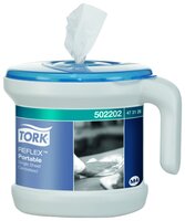 Диспенсер для салфеток TORK Reflex M4 22.5x26.6x22 см голубой