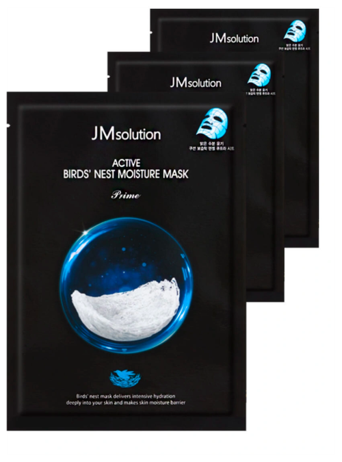JM Solution Ультратонкая тканевая маска с ласточкиным гнездом, 30 мл, 3 уп.