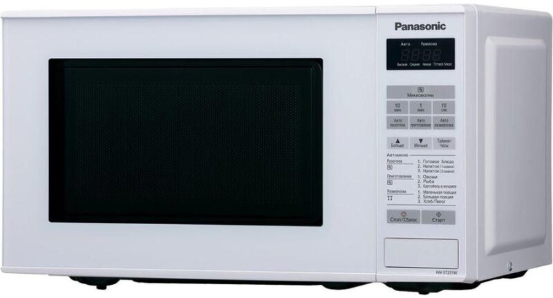 Микроволновая печь Panasonic NN-ST251WZPE, 800Вт, 20л, белый