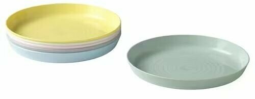 Посуда детская IKEA KALAS, тарелки 6 штук, разноцветный - фотография № 6