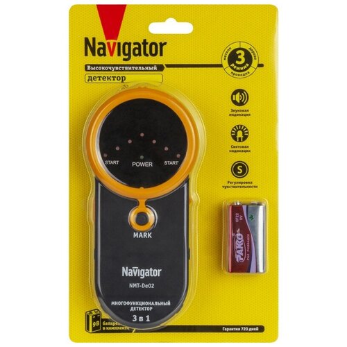 Детектор металла и проводки NMT-De02 Navigator