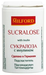 Milford Подсластитель Сукралоза с инулином таблетки