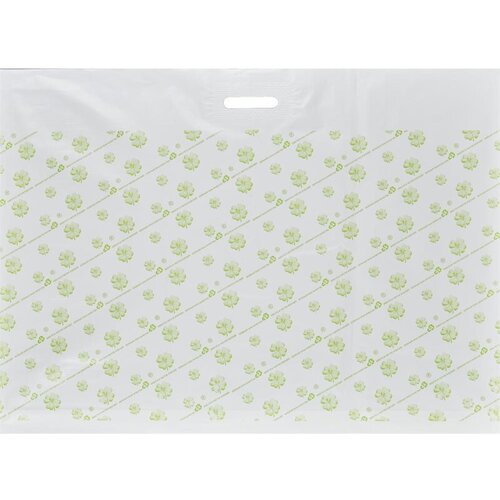 Пакет с вырубной ручкой 60x80 см, 70 мкм, с рисунком, 20 шт/уп.