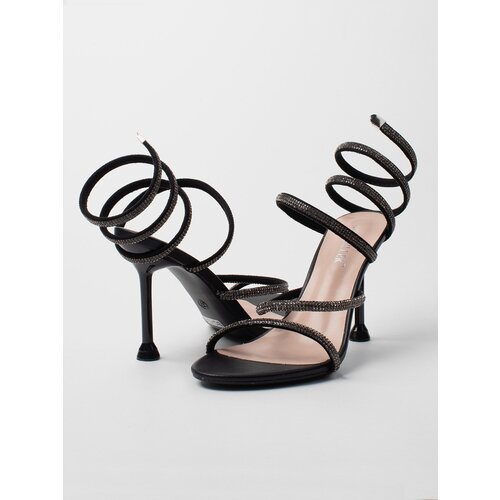 Босоножки  MISS MILLER, полнота 2, анатомическая стелька, размер 36, черный