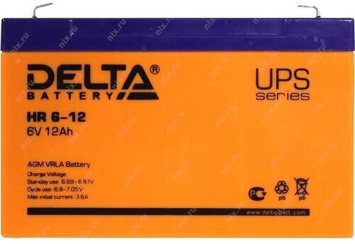 Аккумуляторная батарея DELTA Battery HR 6-12 6В 12 А·ч