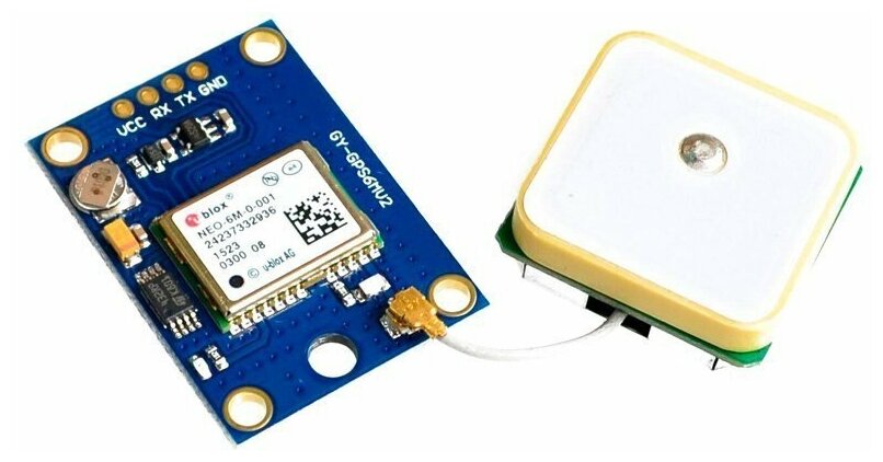 GPS приёмник GY-NEO6MV2 с активной антенной (uBlox Neo 6M)