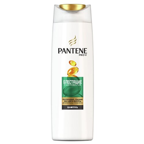 фото Pantene шампунь Блестящие и шелковистые 250 мл