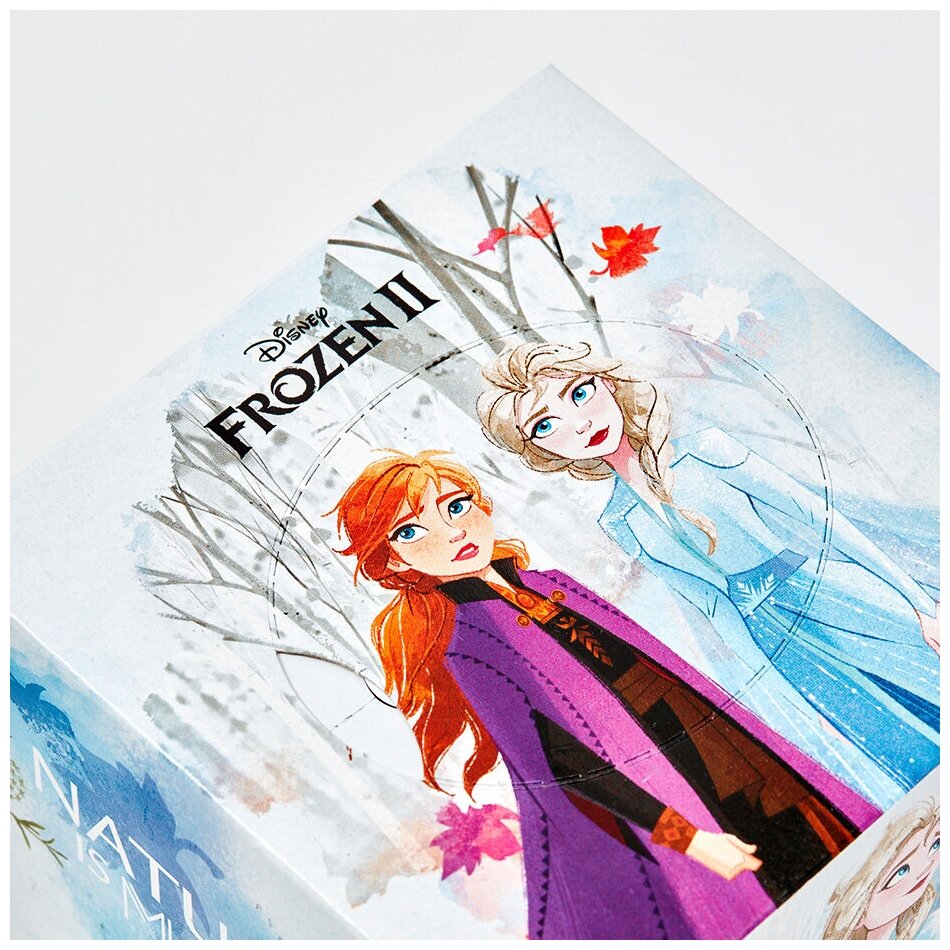 Салфетки бумажные выдергушки "Frozen" с рисунком "Магия Природы" 3 слоя, 56 шт, World Cart - фотография № 6
