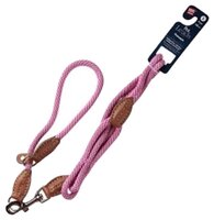 Поводок для собак GiGwi Pet Leads с петлей розовый/коричневый 1.5 м 8 мм