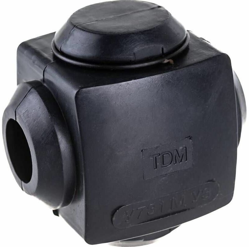 Сжим ответвительный (орех) TDM Electric У-733М, 16-35 : 1,5-10 мм, IP20, черный, 1 шт.