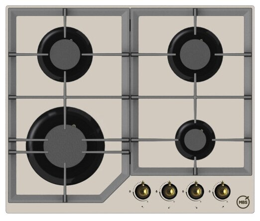 Газовая варочная поверхность MBS Pg-611iv classic .