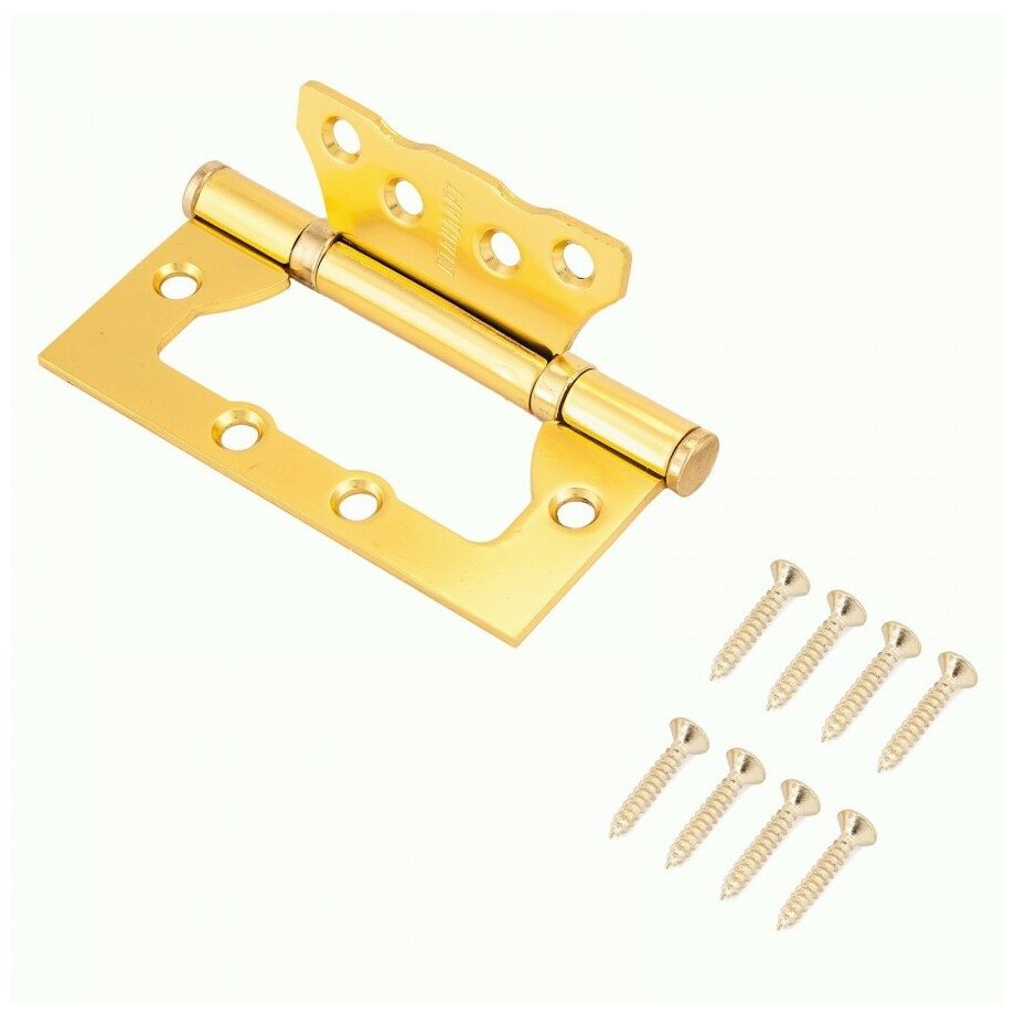 Другие товары 12 стандарт Петля накладная стандарт 100х75 2BB SBP 25мм латунь без врезки арт. 7108