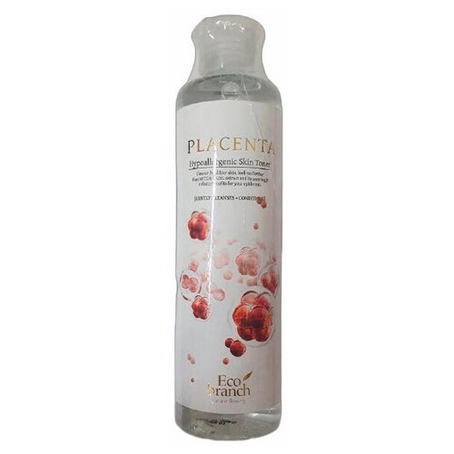 Тонер для лица Eco Branch Placenta Hypoallergic Skin Toner, 250мл