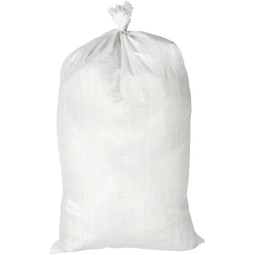 Мешки полипропиленовые тканные для строительного мусора 56 на 106 см белые