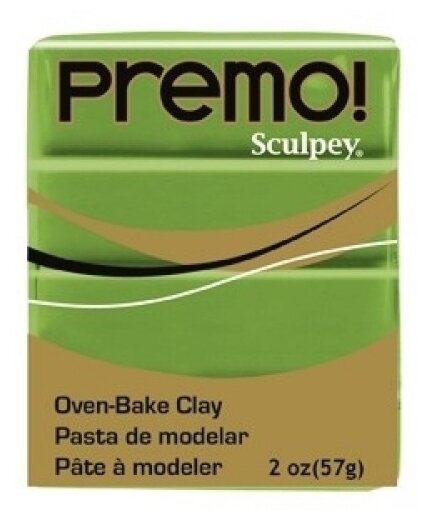 Полимерная глина Sculpey Premo, 57 г, оливковый (PE02)