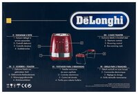 Тостер De'Longhi CTLA 2103 черный