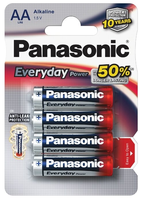 Батарейка Panasonic Everyday Power AA/LR6 4 шт блистер