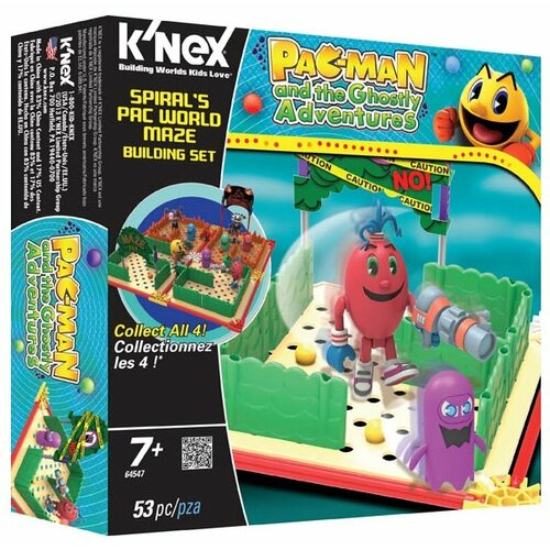 Конструктор K'NEX Pac-Man and the Ghostly Adventures 64547 Мировой лабиринт Спирали, 53 дет.