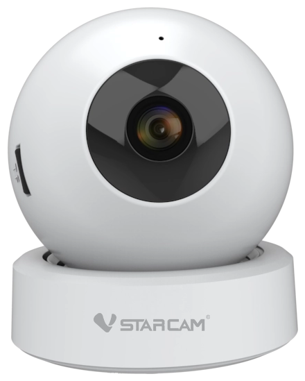 IP камера Vstarcam G8843 (G43S) 2МП, 1080P FHD, поворот на 350 градусов, Wi-Fi, ИК-подсветка до 10 м, белая