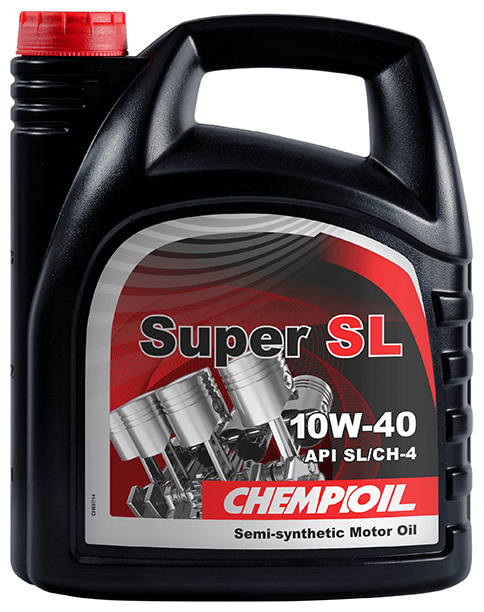 Полусинтетическое моторное масло CHEMPIOIL Super SL 10W-40, 4 л