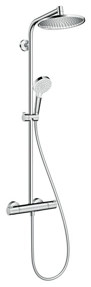 Ручной душ hansgrohe Crometta S 240 1jet Showerpipe EcoSmart 27268000