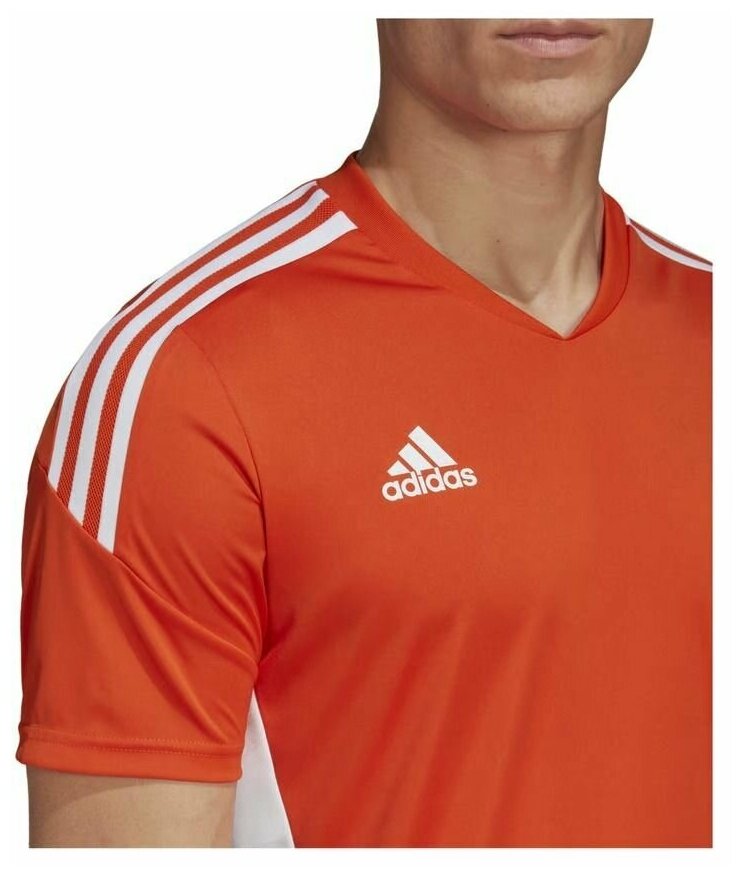Футболка adidas Condivo 22, размер 48-50, оранжевый/белый — фото 1