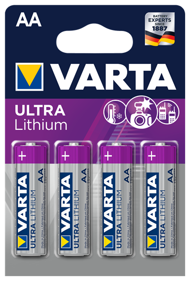 Батарейка VARTA ULTRA Lithium AA