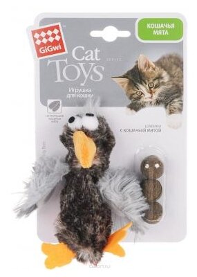 Игрушка для кошек Cat Toys птичка С кошачьей мятой (3 шарика мяты) 13 СМ