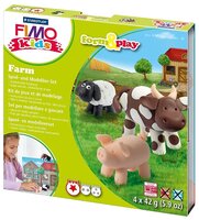 Полимерная глина FIMO kids form&play Детский набор Ферма (8034 01 LZ)