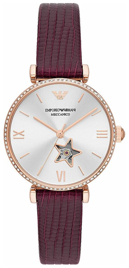 Наручные часы EMPORIO ARMANI, бордовый, фиолетовый