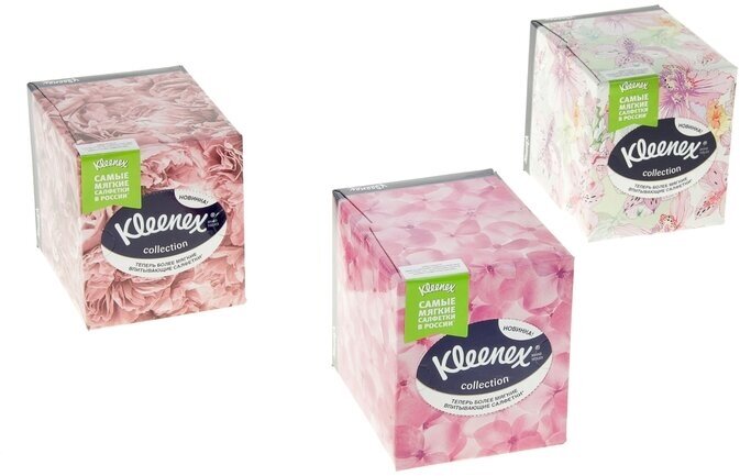 Салфетки Kleenex Collection в коробке, 100 штук - фото №5