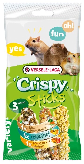 Versele-Laga Crispy палочки для кроликов и морских свинок, 3*55 гр