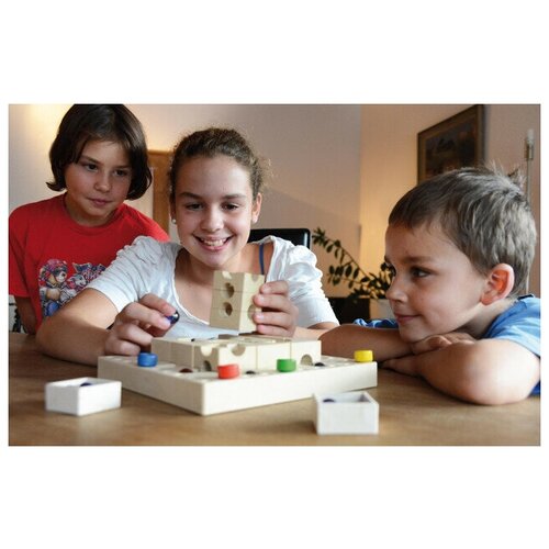 Куборо Настольная игра Cuboro Tricky Ways для детей и взрослых. Хитрые пути.