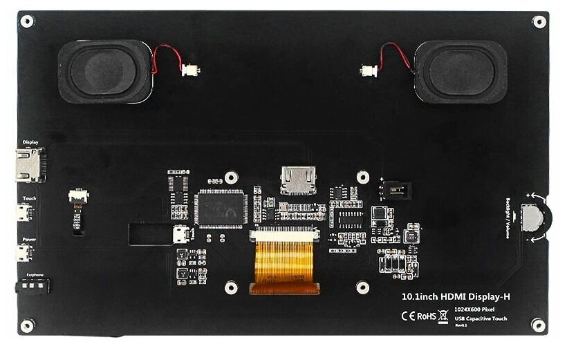10'1-дюймовый сенсорный монитор для Raspberry Pi и Orange Pi (дисплей-экран)
