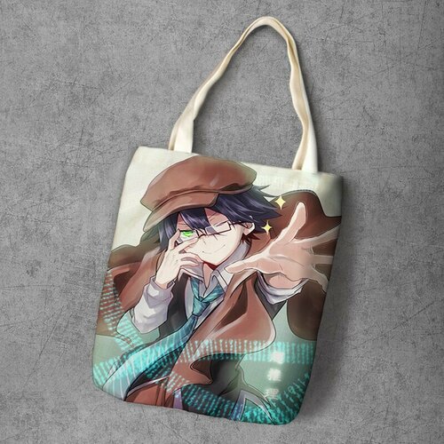 фото Сумка шоппер anime dakimakura, фактура рельефная, мультиколор