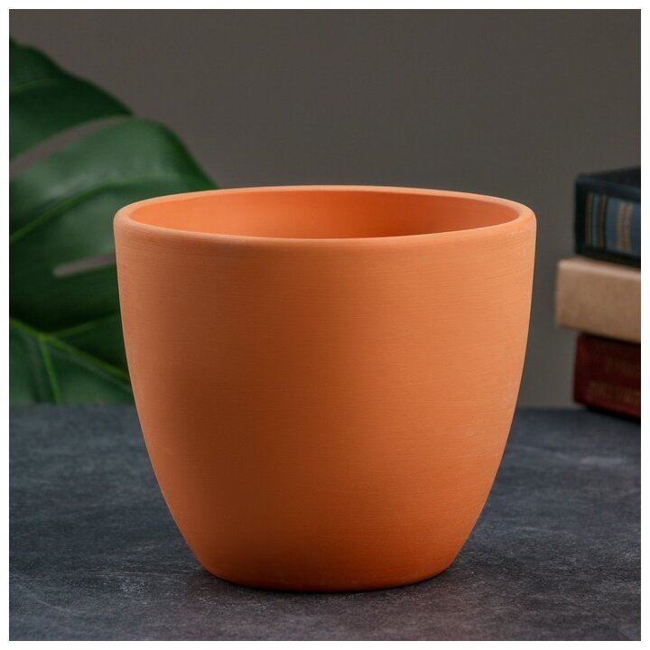 фото Горшок Ломоносовская Керамика Конус неглазурованный