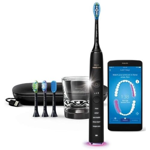 звуковая зубная щетка Philips Sonicare DiamondClean Smart HX992413 черный 2650000₽