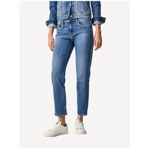 Джинсы женские, Pepe Jeans London, артикул: PL204264, цвет: (MG2), размер: 33 синий  