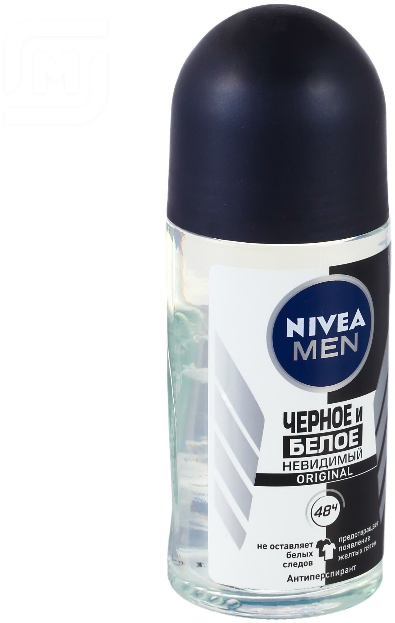 Антиперспирант мужской роликовый Nivea Men Невидимый Черное и белое