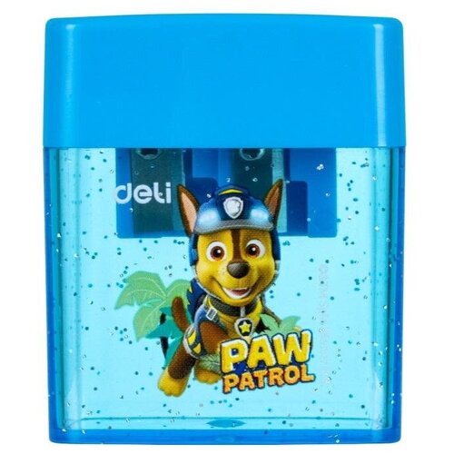 Точилка для карандашей Deli EH551 Paw Patrol 2 отв, пластик, дисплей, в асс. 1681163