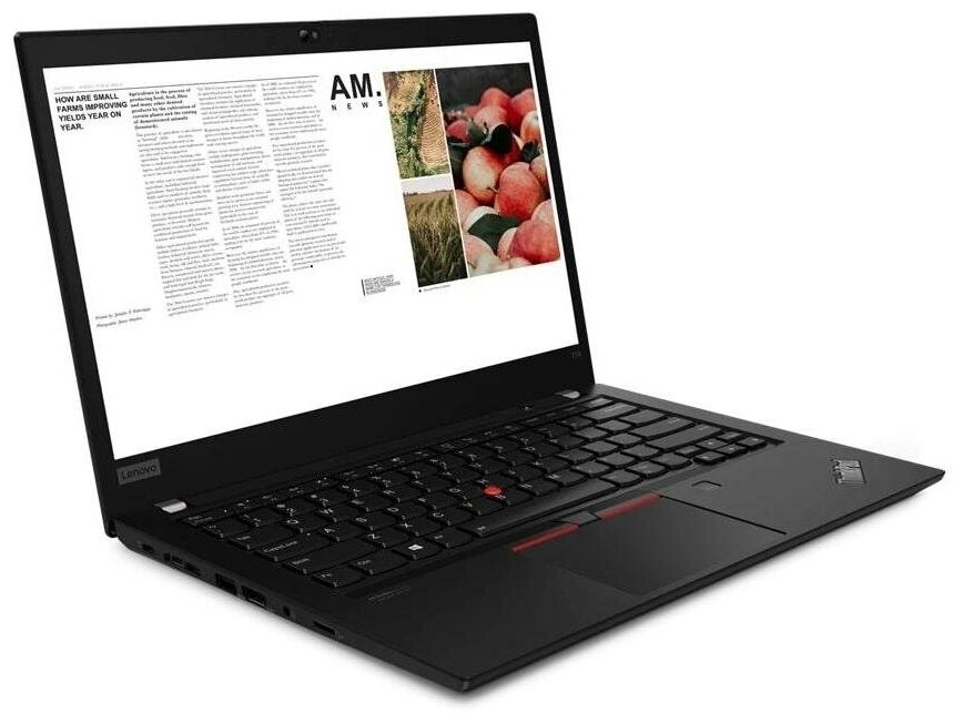 Ноутбук Lenovo ThinkPad T14 Gen 2 черный ENGKBD (20w1a10xcd) - фото №9