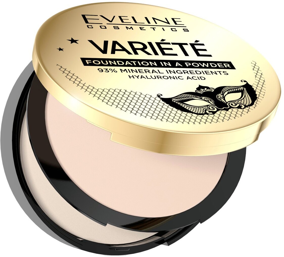 Минеральная компактная пудра для лица Eveline Variete Compact Mineral Face Powder