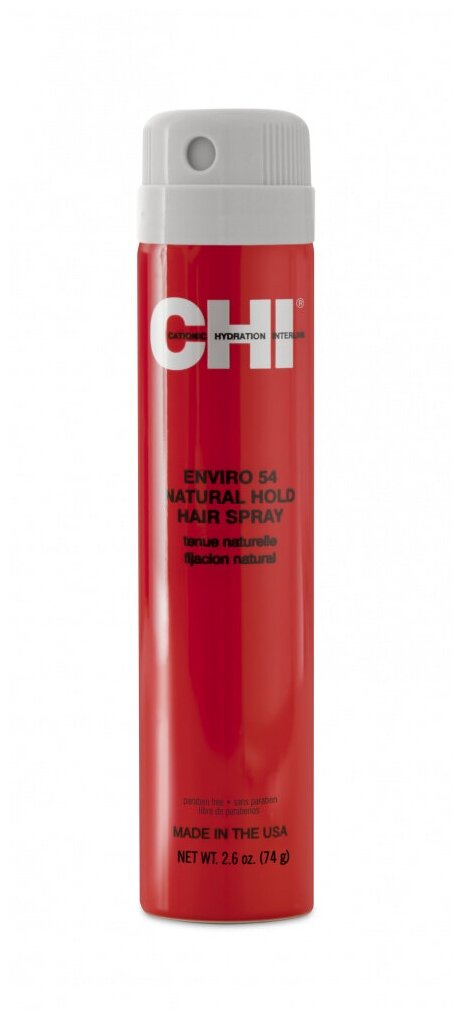 Chi Enviro 54 Hair Spray Natural Hold - Чи Энвайро 54 Натурал Холд Лак нормальной фиксации, 74 г -