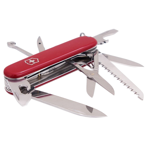 фото Нож многофункциональный victorinox huntsman красный