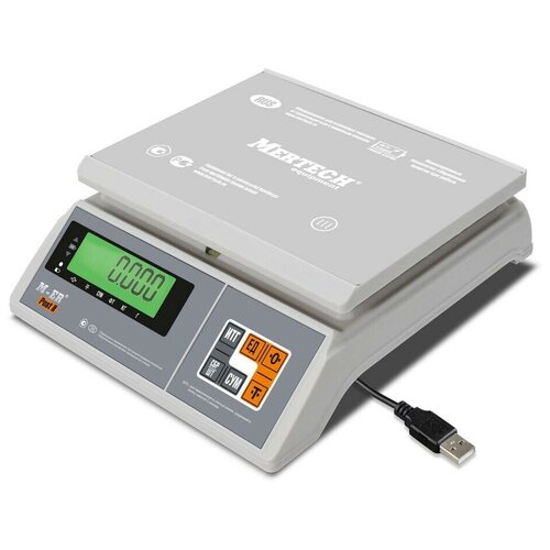 Весы фасовочные M-ER 326AFU-15.1 LCD "POST II" USB-COM, высокоточные